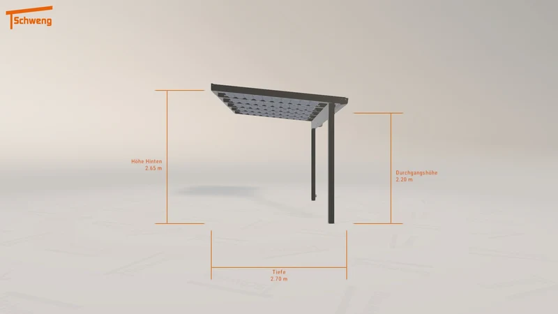 #DE Schweng Terrassenüberdachung S350 (ID 2qjn5q)