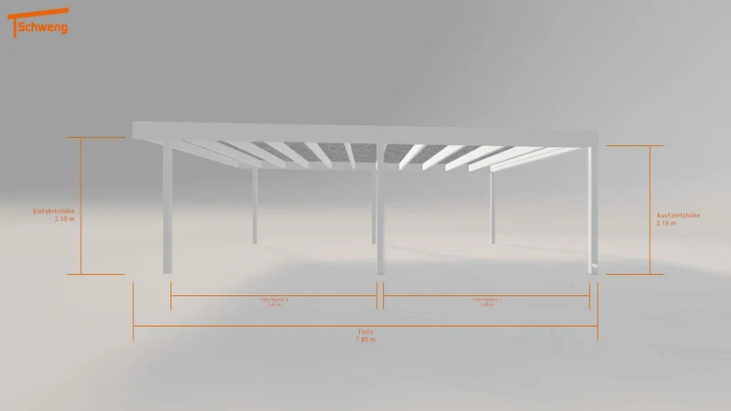 #DE Schweng Flachdachcarport C600+ (ID yg8ggz) #MTG