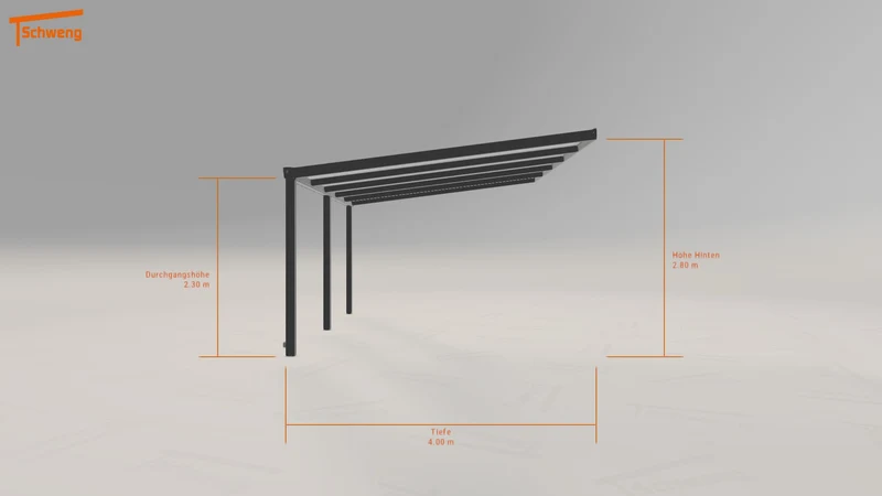 #DE Schweng Terrassenüberdachung S400 (ID bk9kkb)