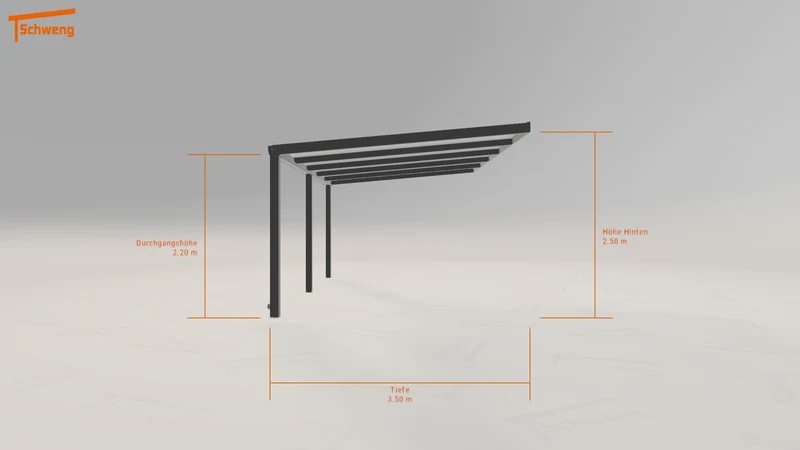 #DE Schweng Terrassenüberdachung S350 (ID 85d53w)