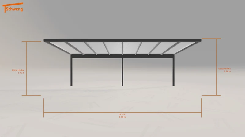 #DE Schweng Terrassenüberdachung S400 (ID x7x7by)