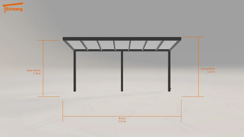 #DE Schweng Terrassenüberdachung S350 (ID pb9k5z)