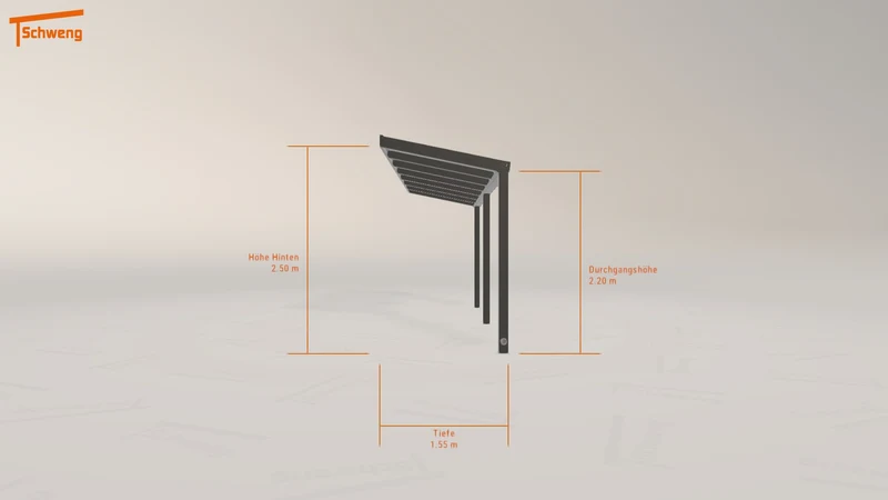 #DE Schweng Terrassenüberdachung S350 (ID pb9k5z)