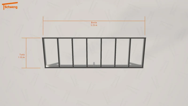 #DE Schweng Terrassenüberdachung S350 (ID pb9k5z)