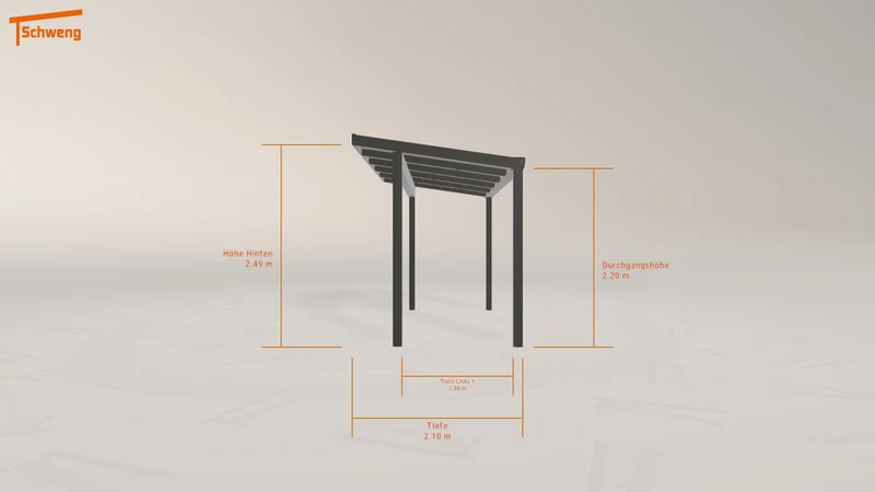 #DE Schweng Terrassenüberdachung S400 (ID rjwpng)