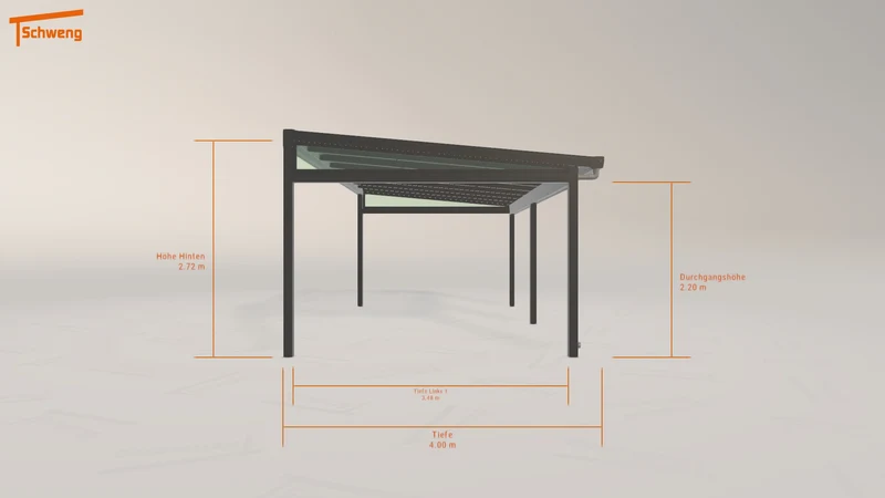 #DE Schweng Terrassenüberdachung S400 (ID 5mnqzr)
