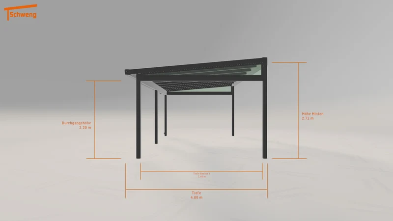 #DE Schweng Terrassenüberdachung S400 (ID 5mnqzr)