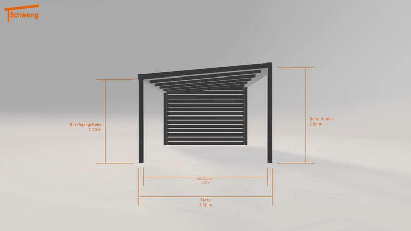 #DE Schweng Terrassenüberdachung S400 (ID zbjv34)
