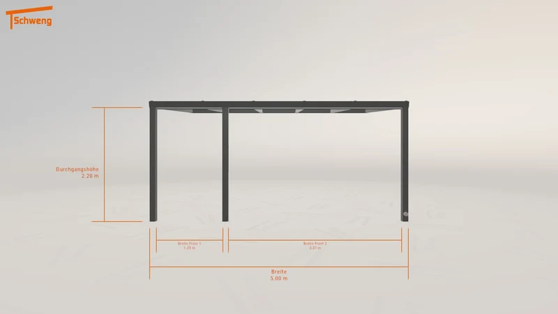 #DE Schweng Terrassenüberdachung S350 (ID w375j7)