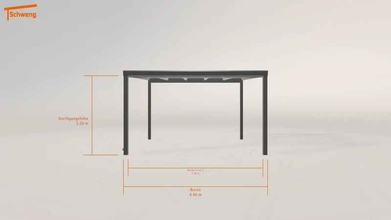 #DE Schweng Terrassenüberdachung S400 (ID jjzqgp)