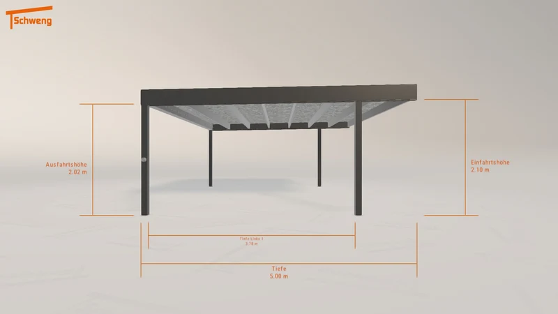 #DE Schweng Flachdachcarport C600 (ID mjpzkg) #MTG