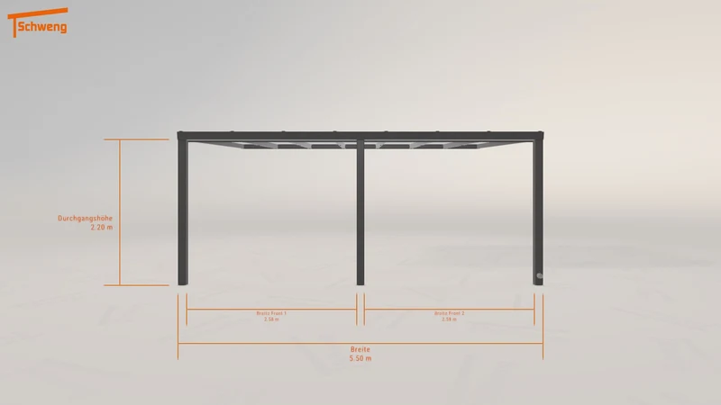 #DE Schweng Terrassenüberdachung S350 (ID 2q5r49)