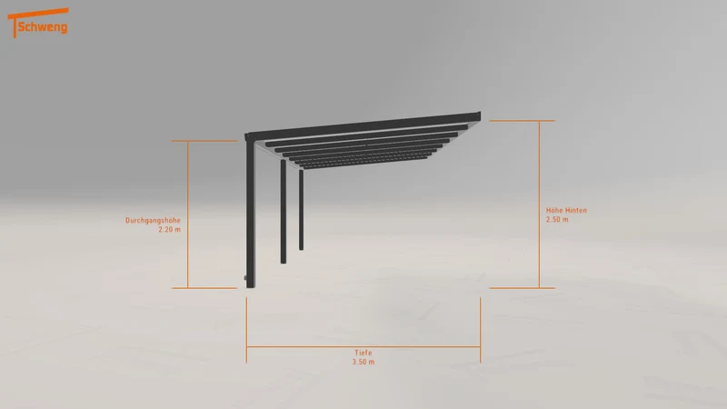 #DE Schweng Terrassenüberdachung S350 (ID 2q5r49)