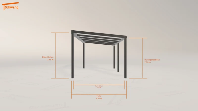 #DE Schweng Terrassenüberdachung S350 (ID pb8xp2)