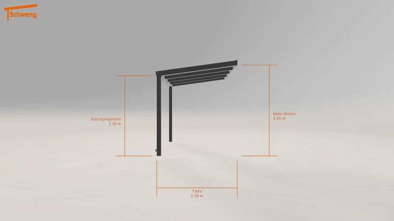 #DE Schweng Terrassenüberdachung S350 (ID 9wn7xv)