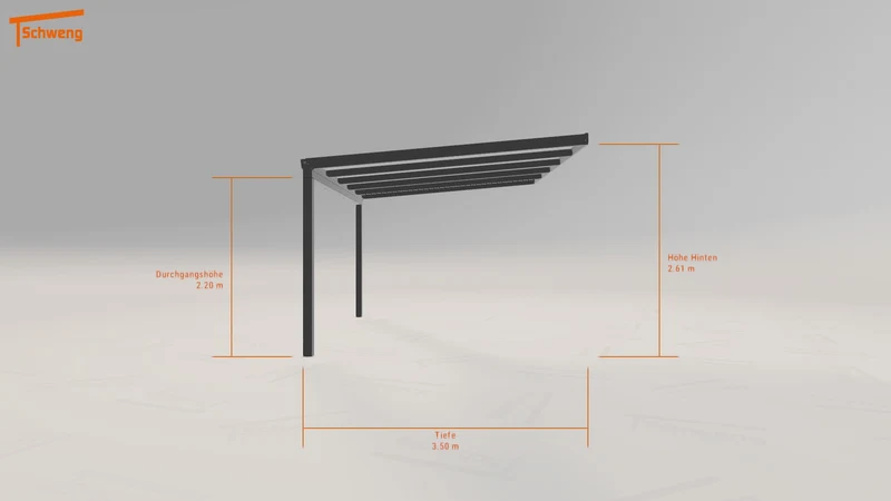 #DE Schweng Terrassenüberdachung S350 (ID dv5bdb)