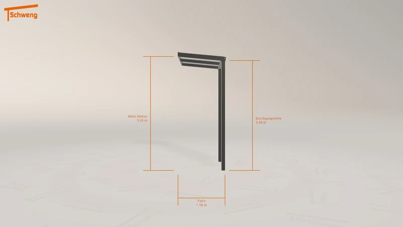 #DE Schweng Terrassenüberdachung S350 (ID w375m7)
