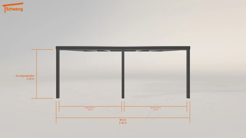 #DE Schweng Pultdachcarport S400 (ID w32wdb)