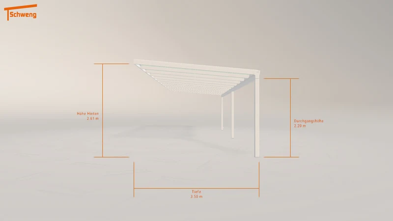 #DE Schweng Terrassenüberdachung S350 (ID 77w8dg)
