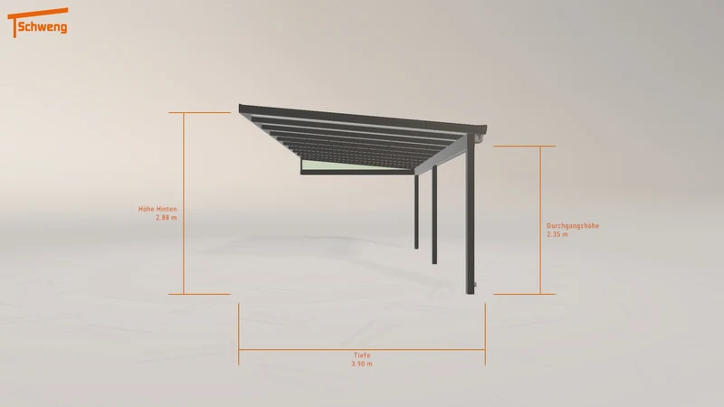#DE Schweng Terrassenüberdachung S400 (ID 5m8y4d)