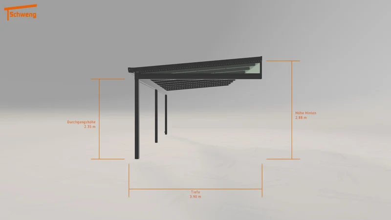 #DE Schweng Terrassenüberdachung S400 (ID 5m8y4d)