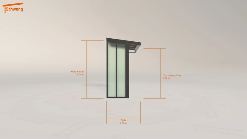 #DE Schweng Terrassenüberdachung S350 (ID 9wym3y)