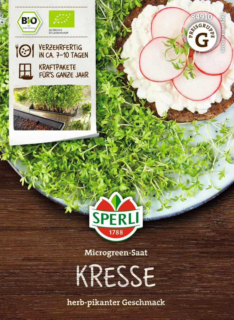 SPERLI Samen-Set "Bunte Bio-Sprossenvielfalt"