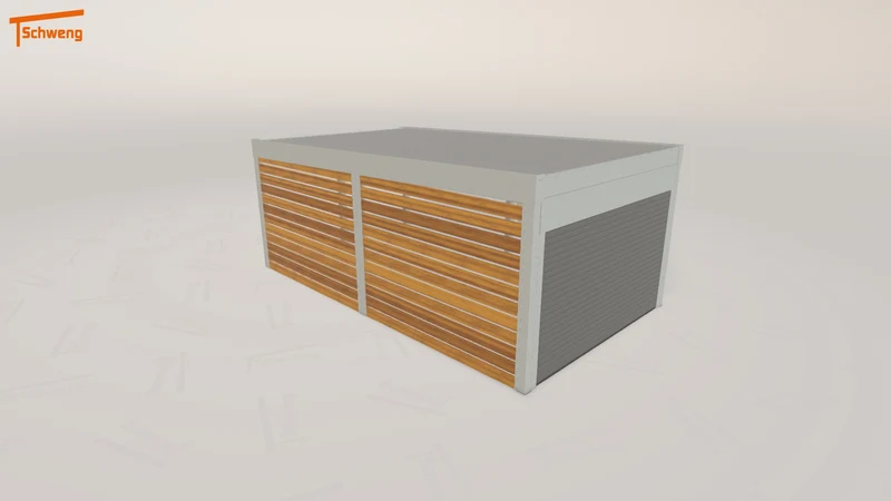 #AT Schweng Flachdachcarport C600 (ID zbjvgv) #MTG