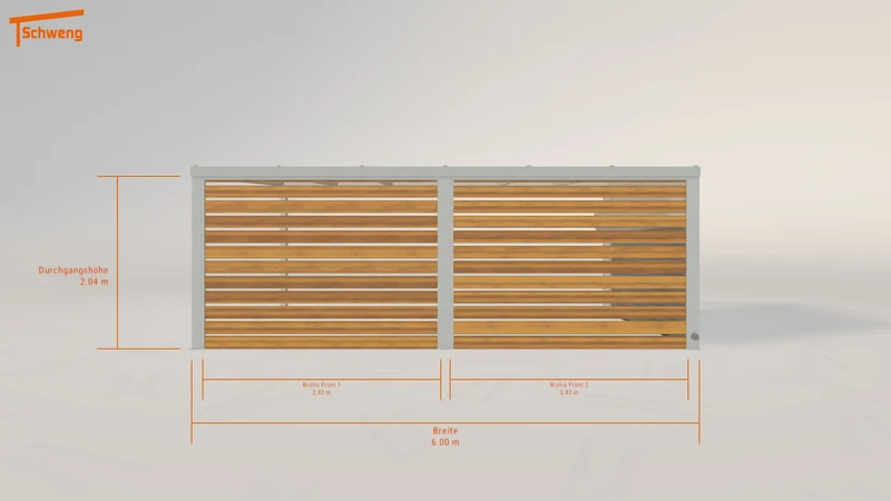 #AT Schweng Pultdachcarport S350 (ID 85d3rm) #MTG