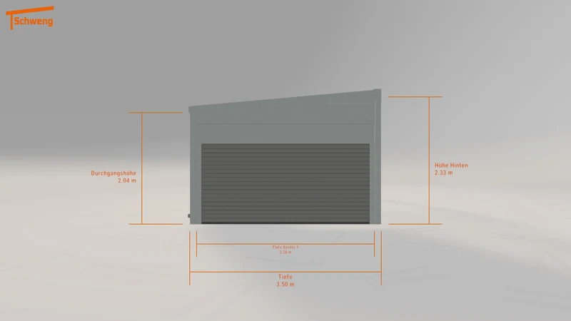 #AT Schweng Pultdachcarport S350 (ID 85d3rm) #MTG