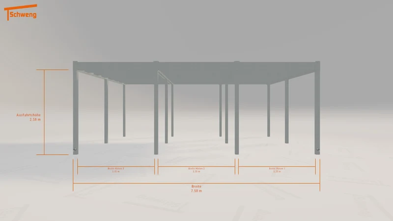 #AT Schweng Flachdachcarport C600 (ID mj5dyz) #MTG