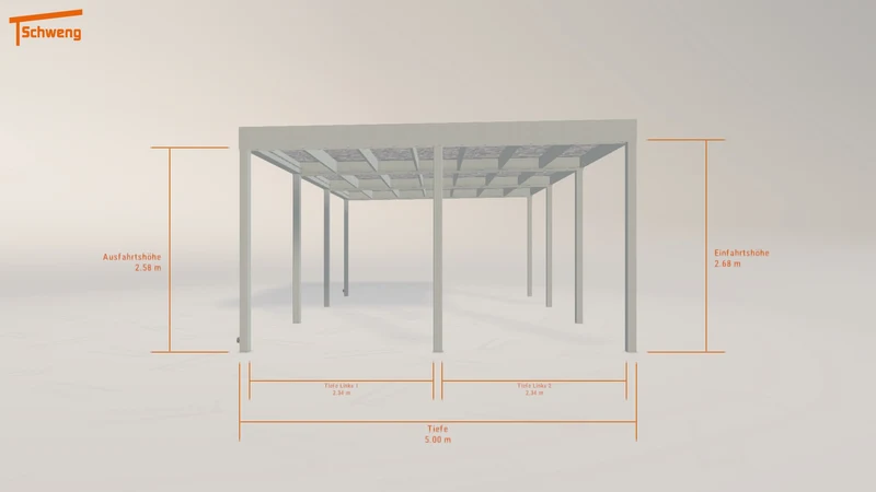 #AT Schweng Flachdachcarport C600 (ID mj5dyz) #MTG