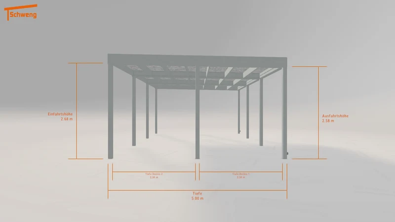 #AT Schweng Flachdachcarport C600 (ID mj5dyz) #MTG