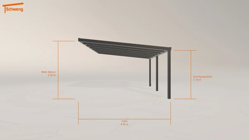 #DE Schweng Terrassenüberdachung S400 (ID k2qznz)