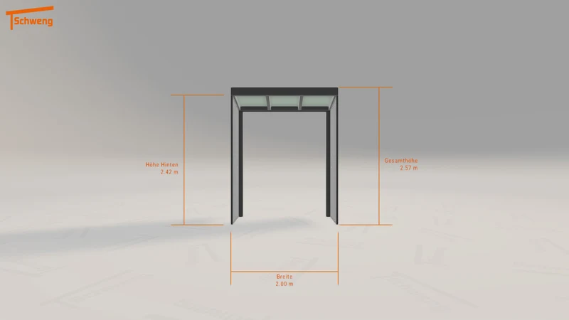 #DE Schweng Terrassenüberdachung S350 (ID bkq3xm)