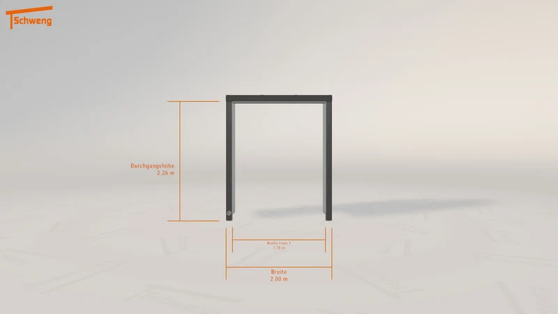 #DE Schweng Terrassenüberdachung S350 (ID 5m8kb8)