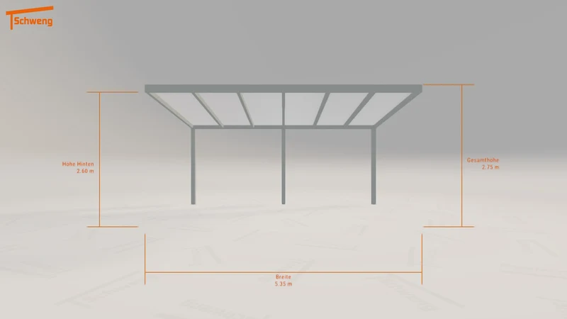 #DE Schweng Pultdachcarport S350 (ID ygyp34) #MTG