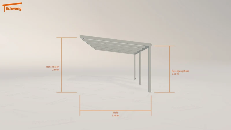 #DE Schweng Pultdachcarport S350 (ID ygyp34) #MTG