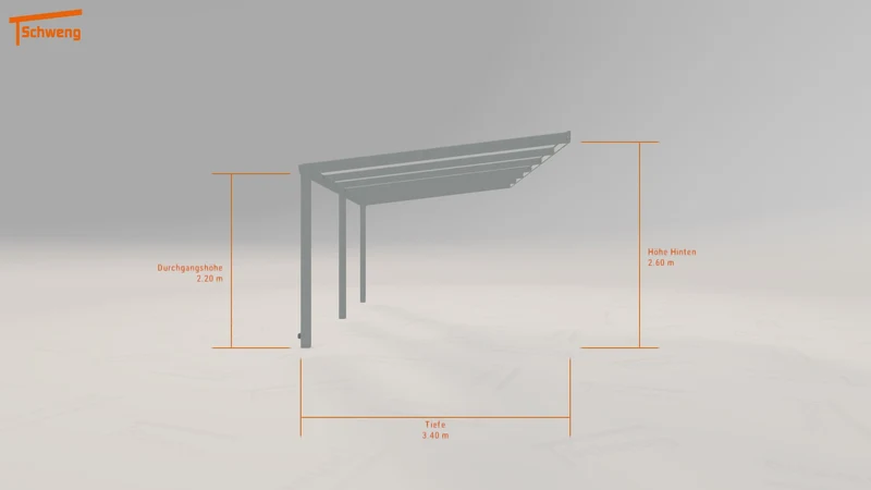 #DE Schweng Pultdachcarport S350 (ID ygyp34) #MTG
