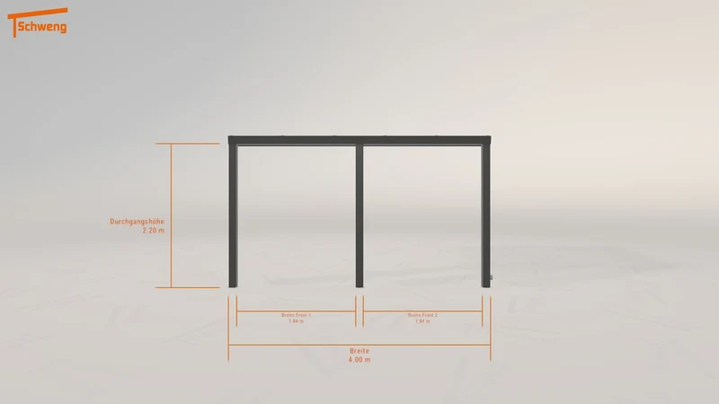 #DE Schweng Pultdachcarport S350 (ID 337vw3) #MTG