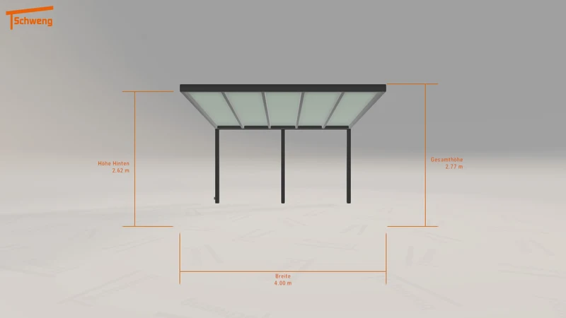 #DE Schweng Pultdachcarport S350 (ID 337vw3) #MTG