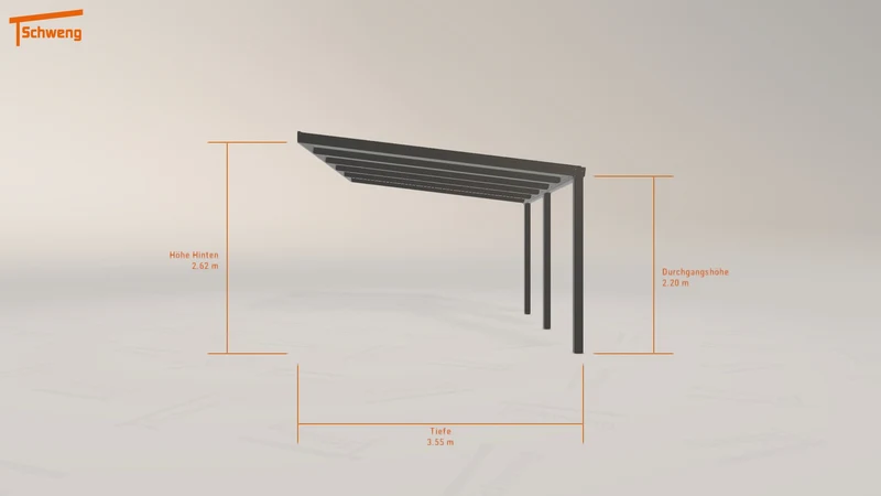 #DE Schweng Pultdachcarport S350 (ID 337vw3) #MTG