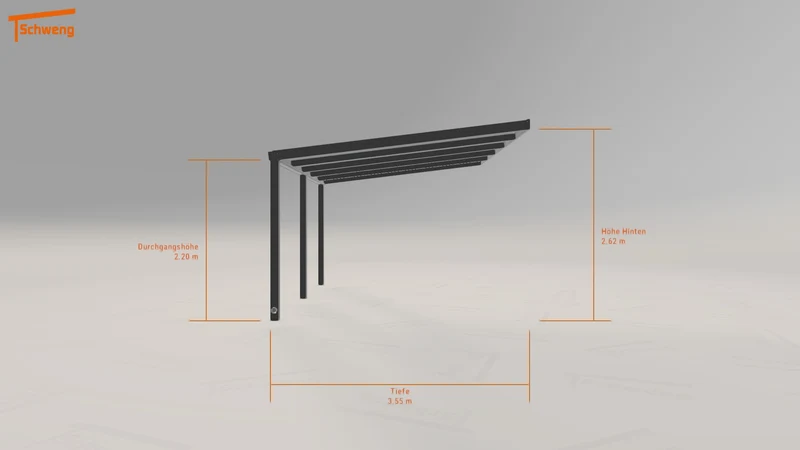 #DE Schweng Pultdachcarport S350 (ID 337vw3) #MTG