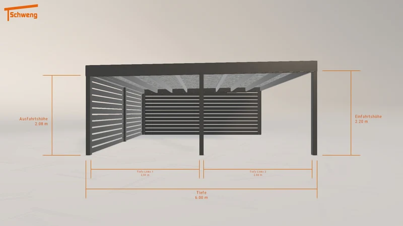 #DE Schweng Flachdachcarport C600 (ID mjpbpj) #MTG