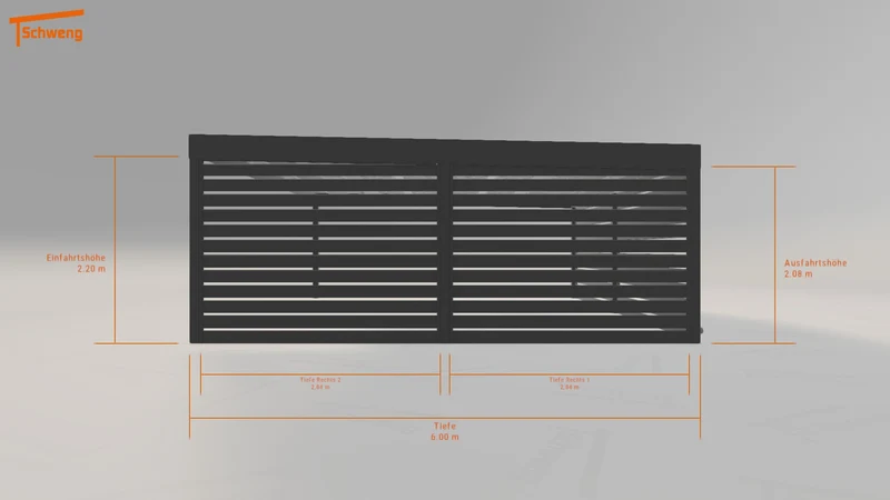 #DE Schweng Flachdachcarport C600 (ID mjpbpj) #MTG