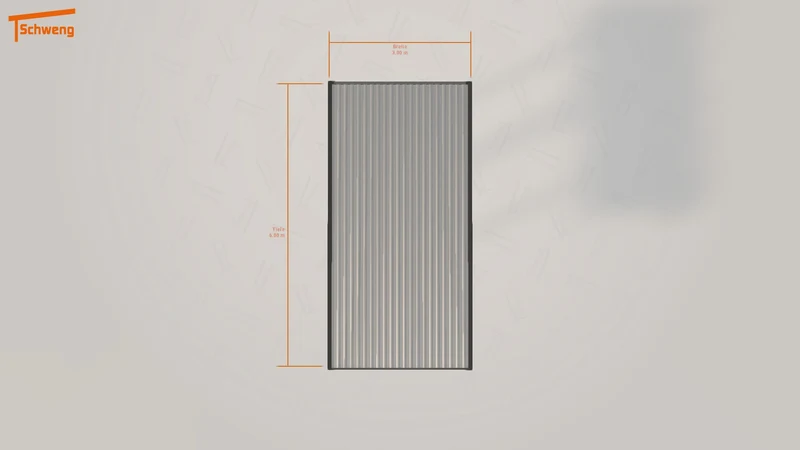 #DE Schweng Flachdachcarport C600 (ID x79y4j)