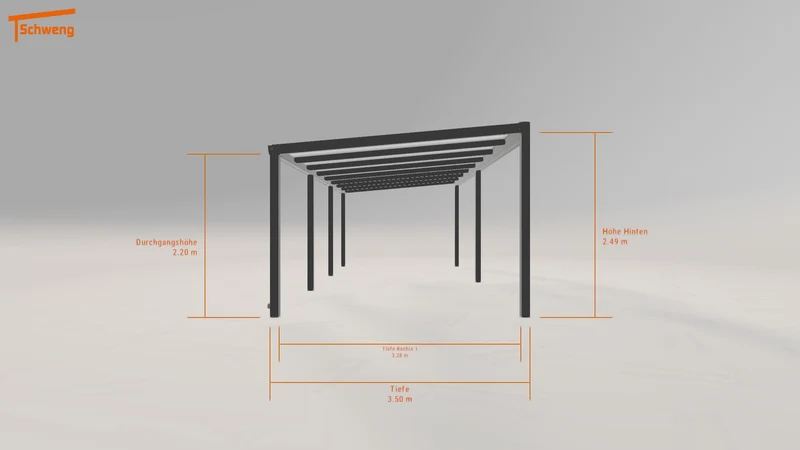 #DE Schweng Terrassenüberdachung S350 (ID rj5b7x)
