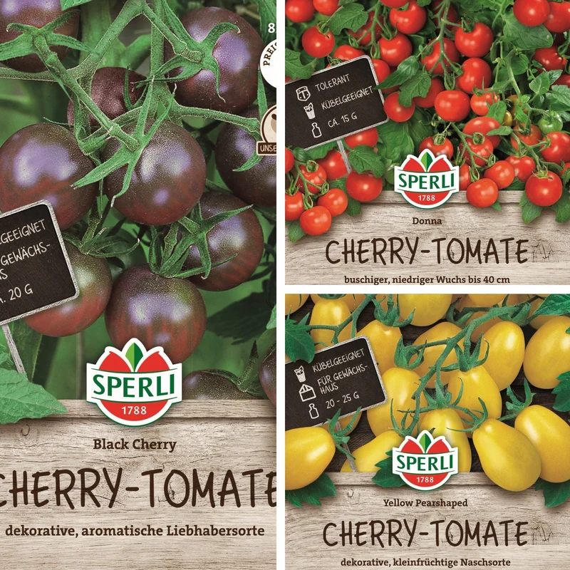 SPERLI Samen-Set "Bunter Cherrytomaten-Mix"
