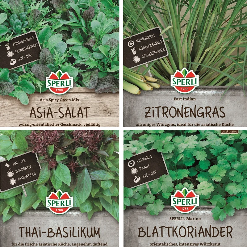 SPERLI Samen-Set "Asiatischer Mix"