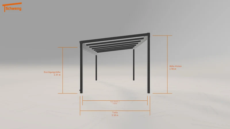 #DE Schweng Pultdachcarport S350 (ID 9wyqk4)